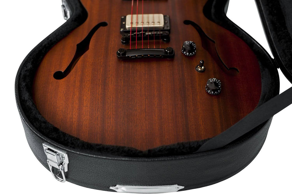 Semi-Hollow Style Guitar Wood Case H76665