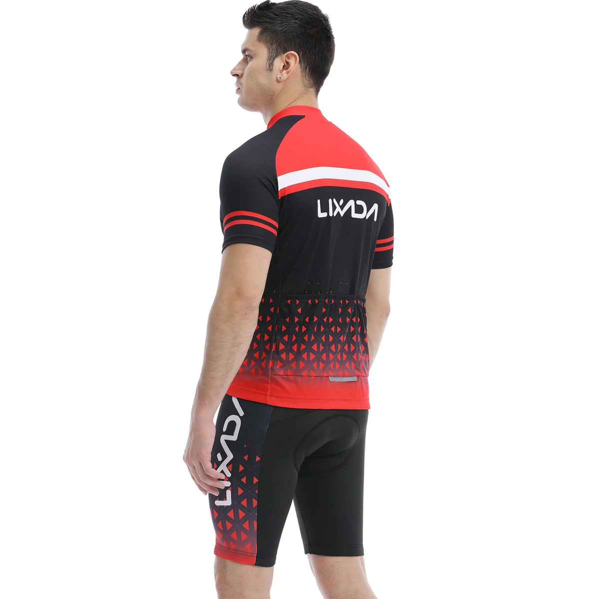 Men Cycling Jersey Set with Padded Shorts Q895031