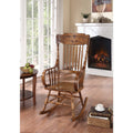Oak Carved Rocker Chair Y82592