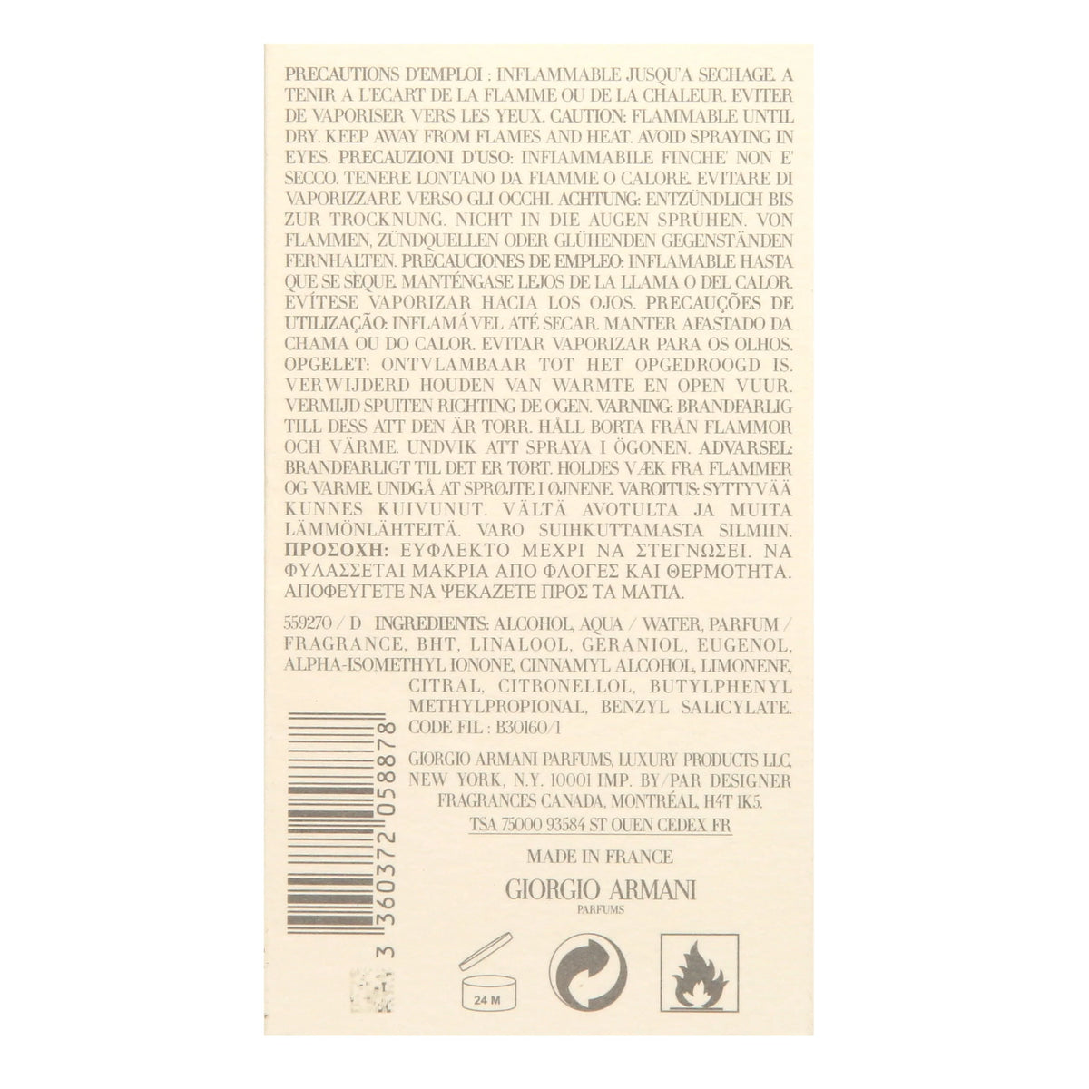 Eau De Toilette 3.4 oz F68747