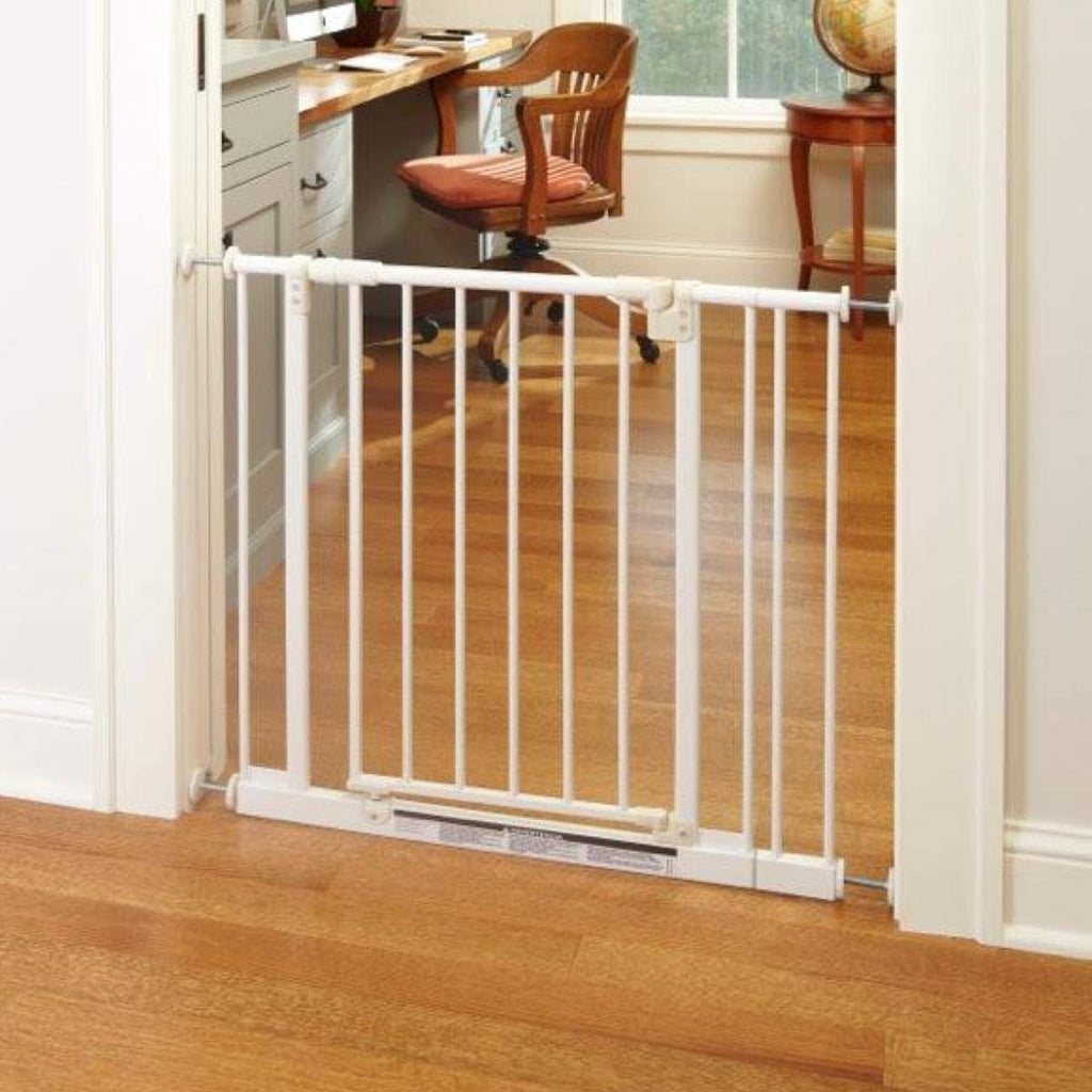 Easy-Close 28-38.5x22 Child or Pet Safety Gate + 10.5x22 Gate Extension U2792