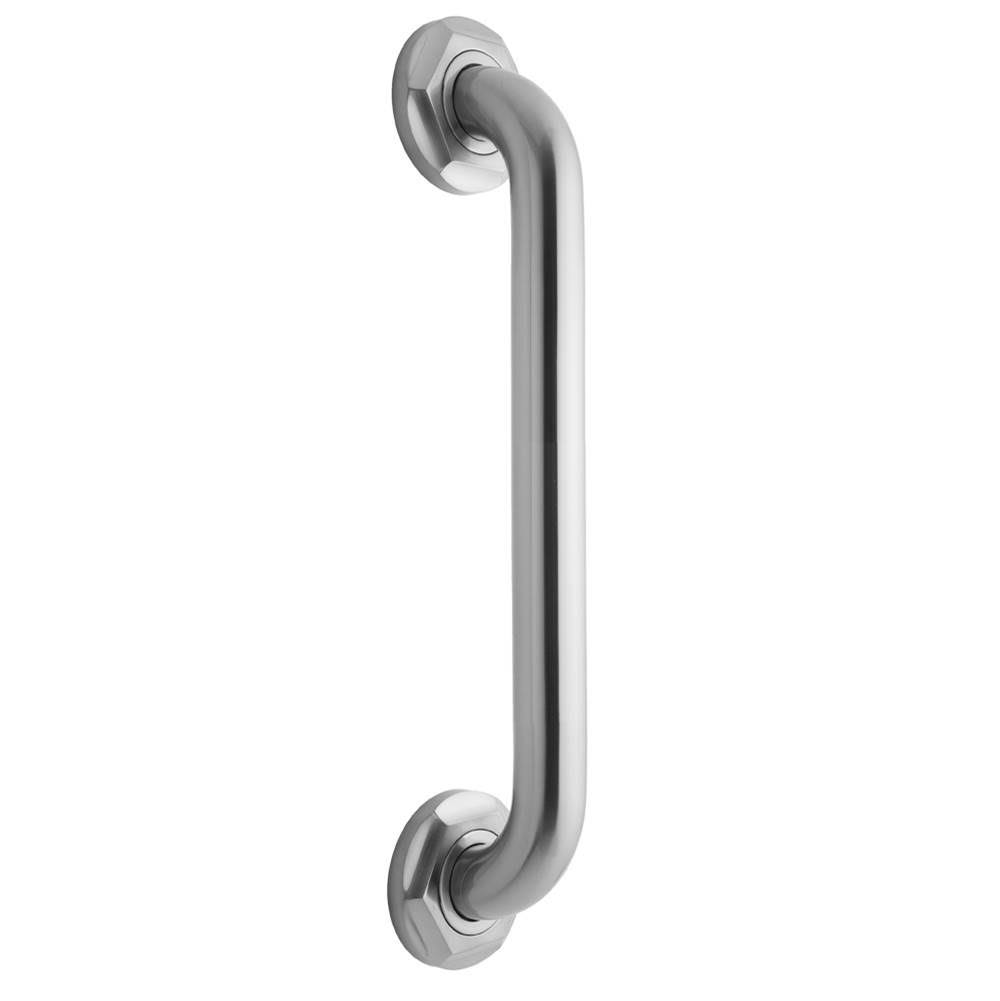 Polished Brass Grab Bar with Hex Flange I99066