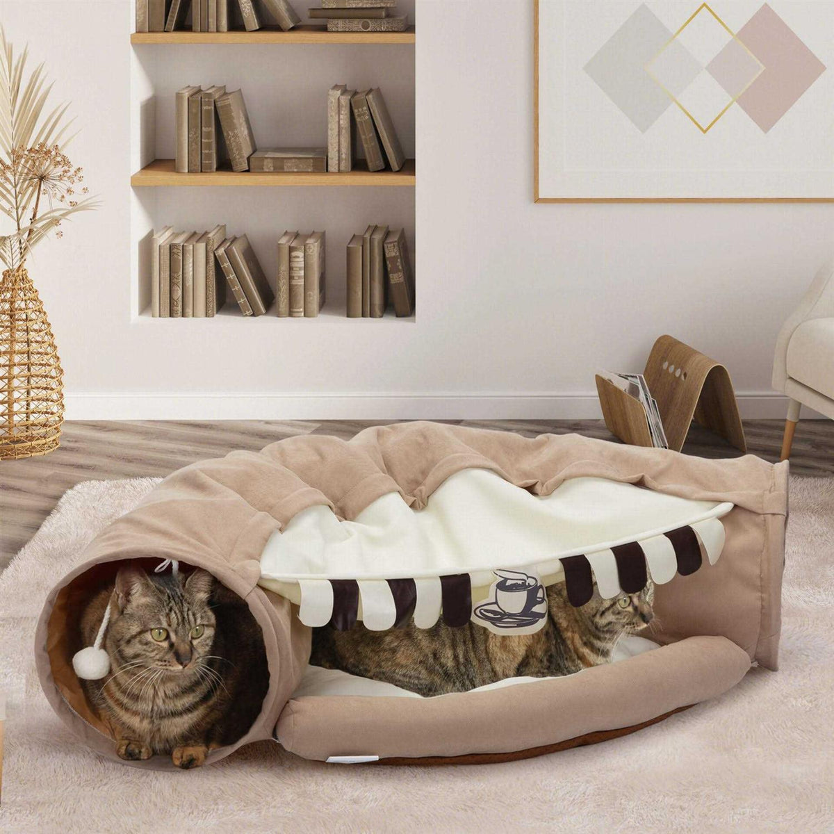 Cat Tunnel with Cat Bed J4610