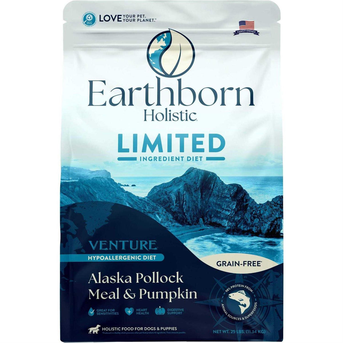 Limited Ingredient Alaska Pollock Meal & Pumpkin Grain-Free Dry Dog Food G721018