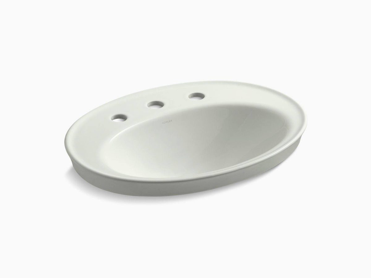 Drop-in Bathroom Sink with Widespread Faucet Holes H68434