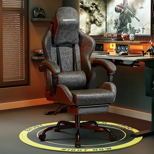 Green PU Leather Ergonomic Gaming Chair G8446