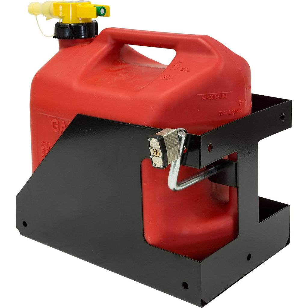 Locking GAS Can Rack O348