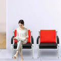 2PCS PU Leather Guest Chair Q74044