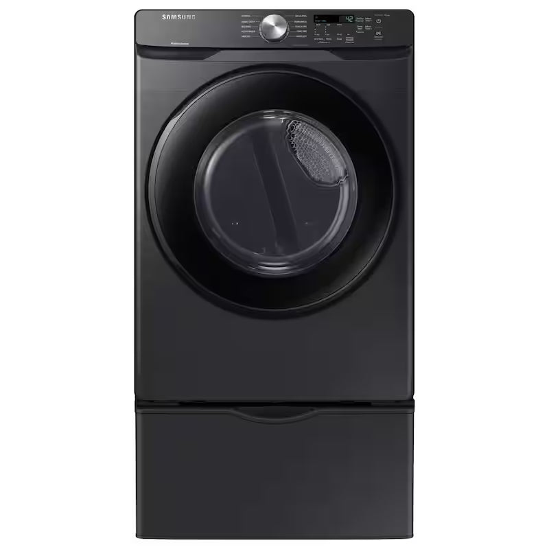 7.5 cu. ft. Stackable Vented Electric Dryer with Sensor Dry in Brushed Black P902