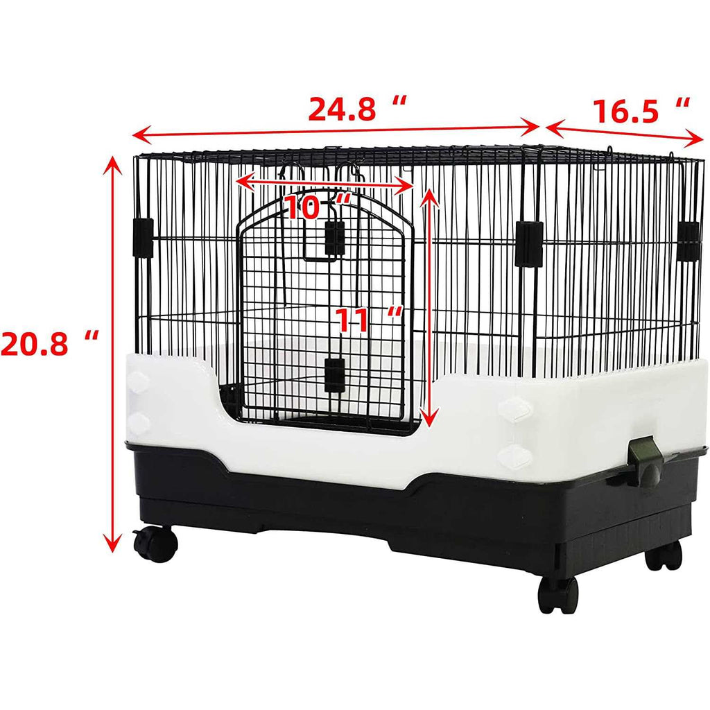 26 Rabbit Cage with Pull Out Tray and Caster X397