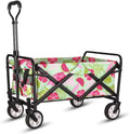 Collapsible Folding Utility Wagon Cart 5" Solid Rubber Wheels A66507