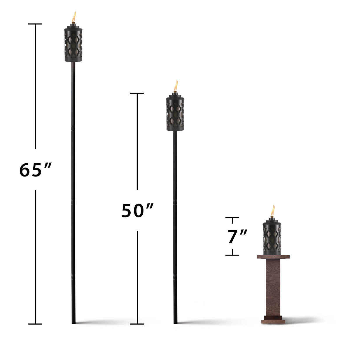 Bronze Metal Torch F355