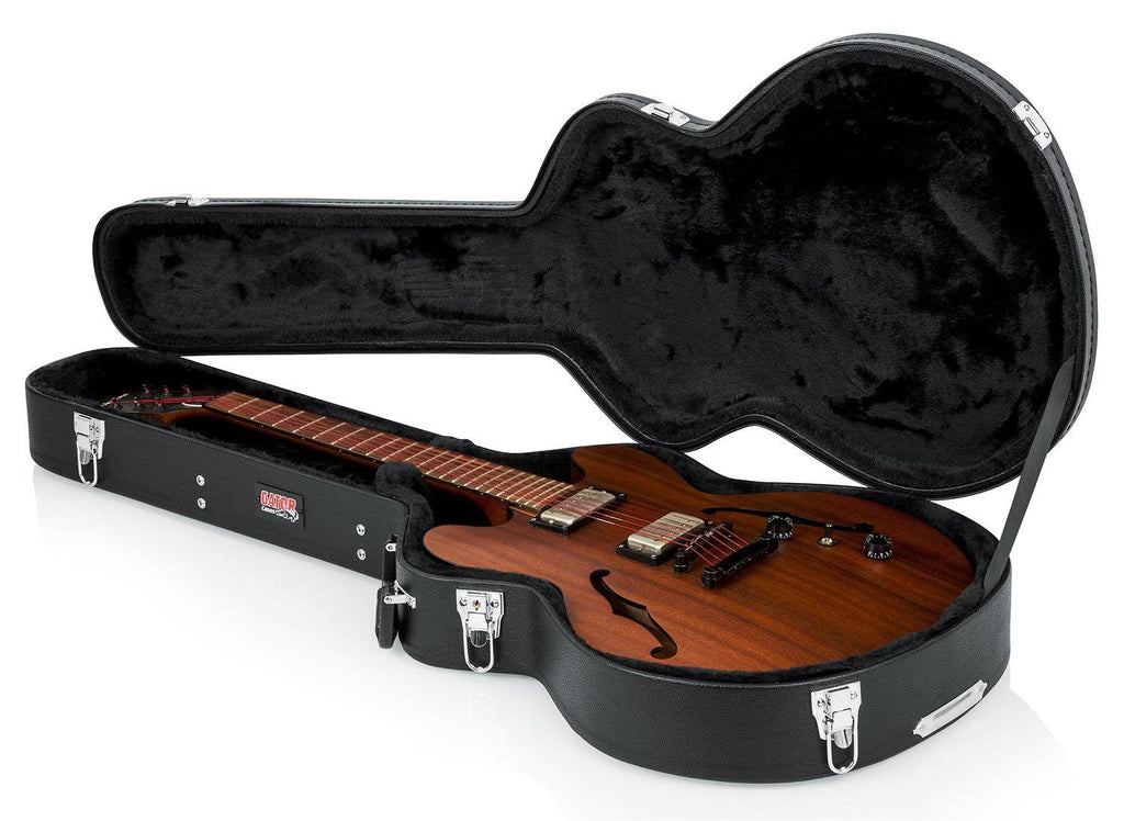 Semi-Hollow Style Guitar Wood Case H76665