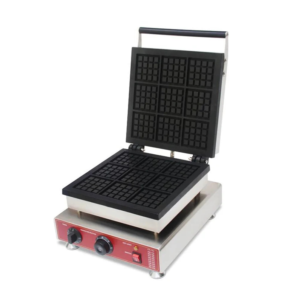 9pcs Square Waffle Maker Machine X245886