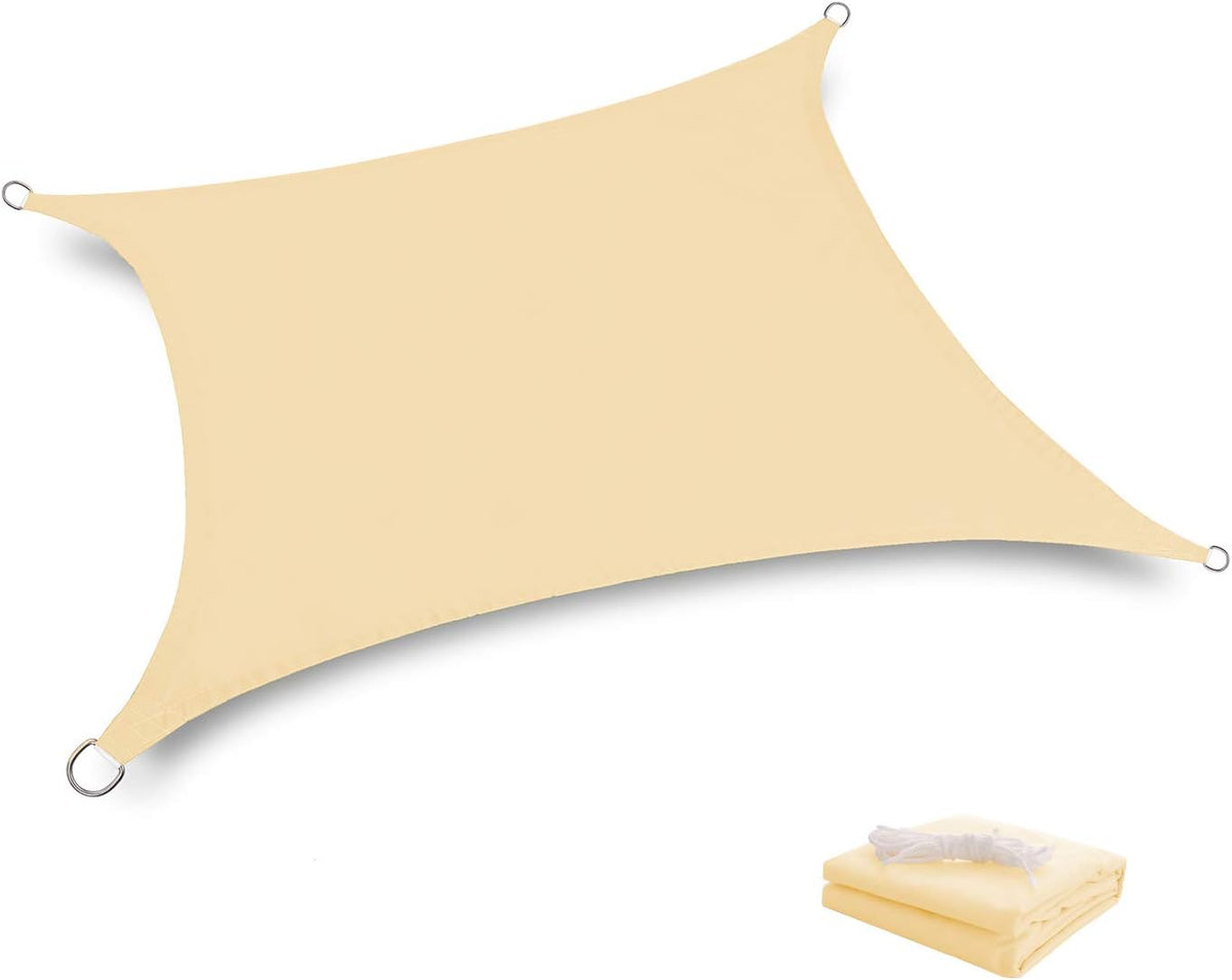 Blue Rectangle Sun Shade Sail 10' x 13' R912
