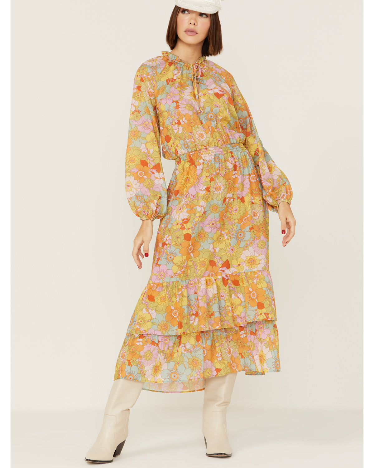 Multi Medium Midi Dress N13545
