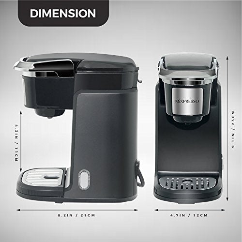 Black Single Cup Coffee Maker V329