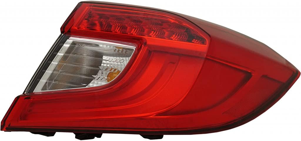 Tail Light Assembly Driver Side with Bulb Y330