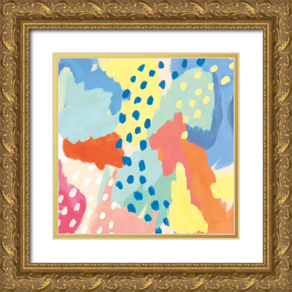 Gold Ornate Wood Framed Art Print S655017