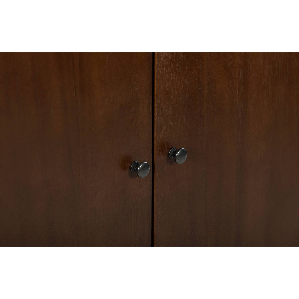 2 Door Storage Cabinet, Classic Walnut, Brown H868264