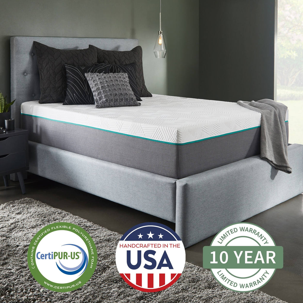 Queen Gel Memory Foam Innerspring Hybrid Mattress N3286