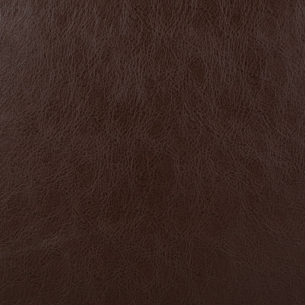 Dark Brown Faux Leather Sofa U1606