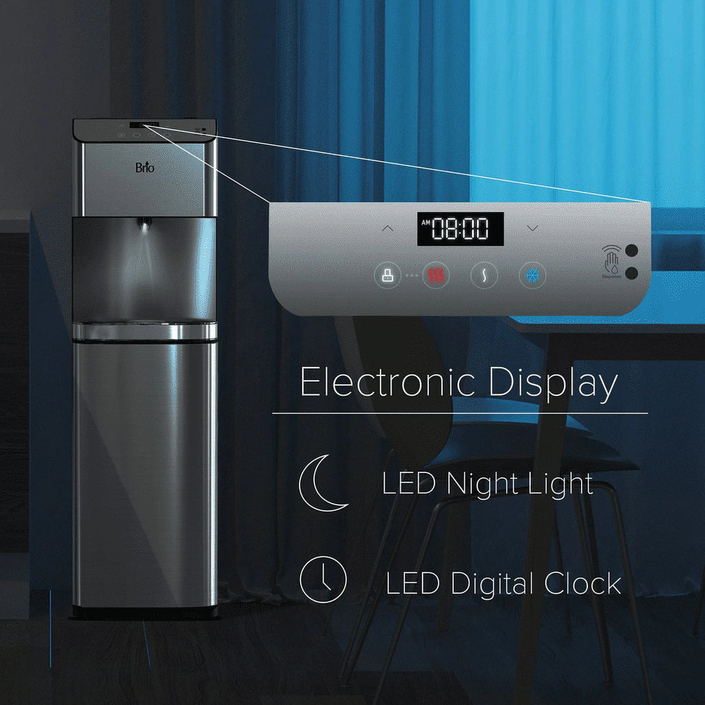 Touchless 3-Stage Bottless Water Cooler Stainless Steel E844406