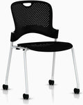 Black Stacking Chair O298