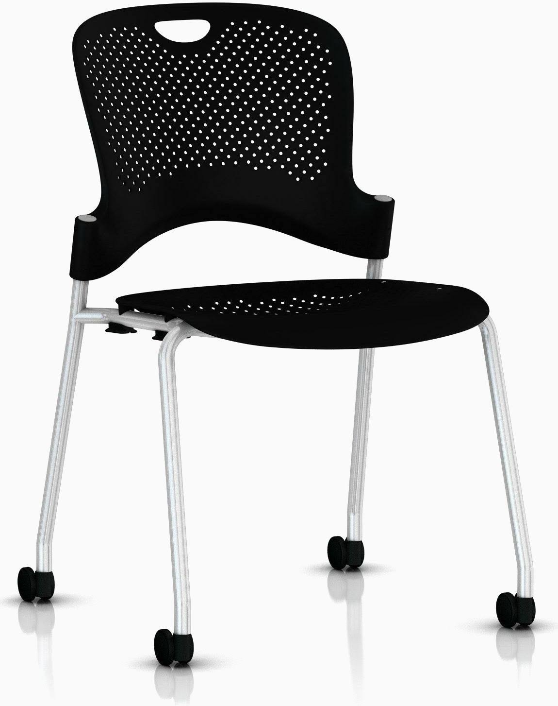 Black Stacking Chair O298
