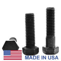 1 inch-14 x 8 inch UNS Grade 8 Hex Cap Screw Alloy Steel Black Oxide Pk 9 L62743