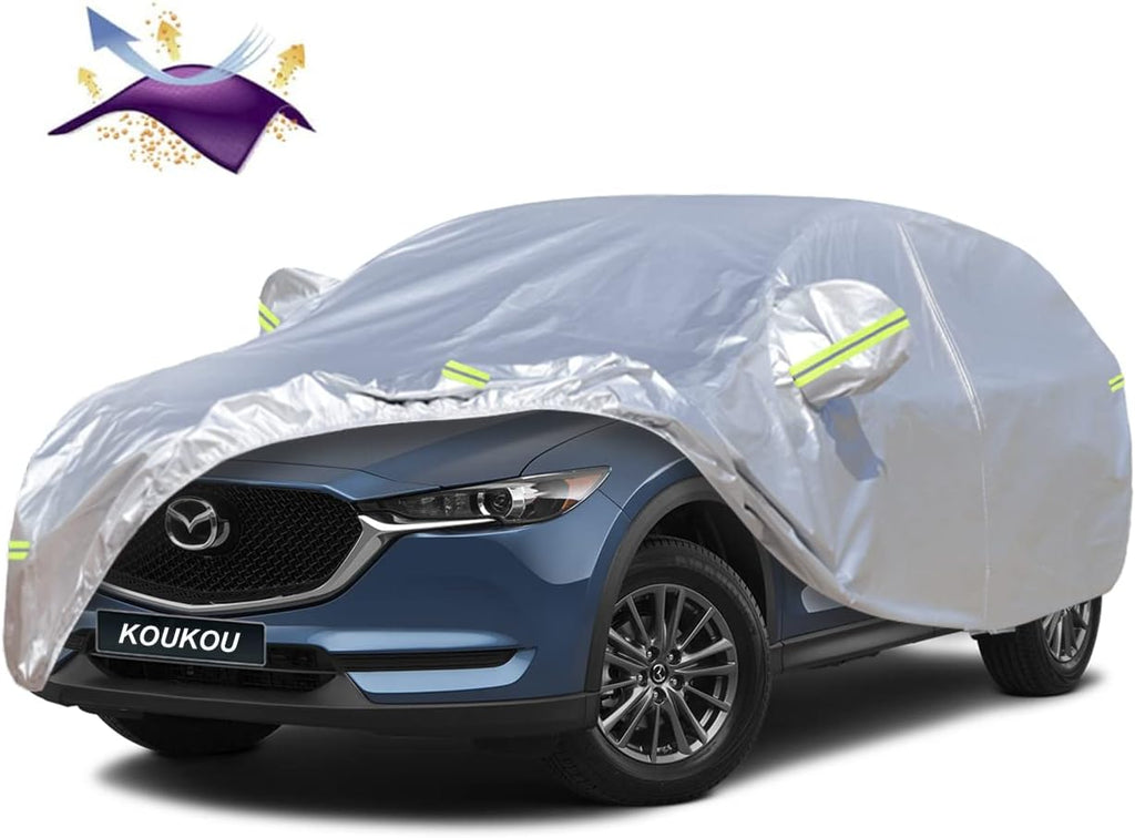 Oxford Car Cover Waterproof All Weather 193 X 72 X 59 inch J1163