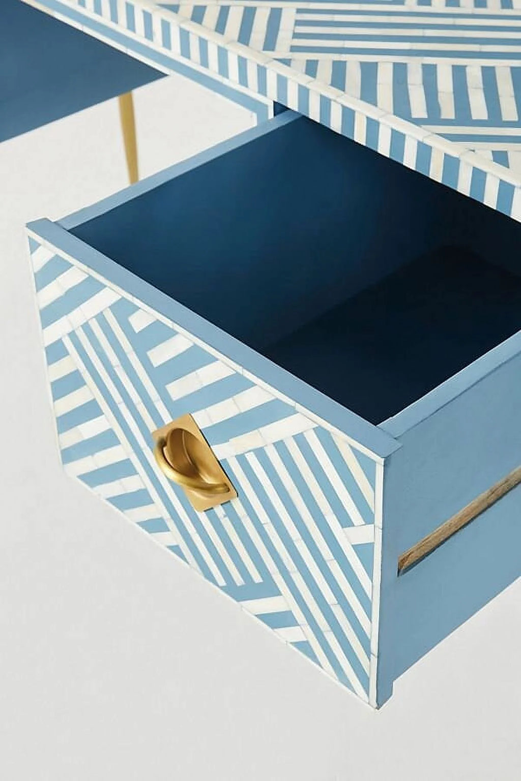 Blue Optical Inlay Desk R24563