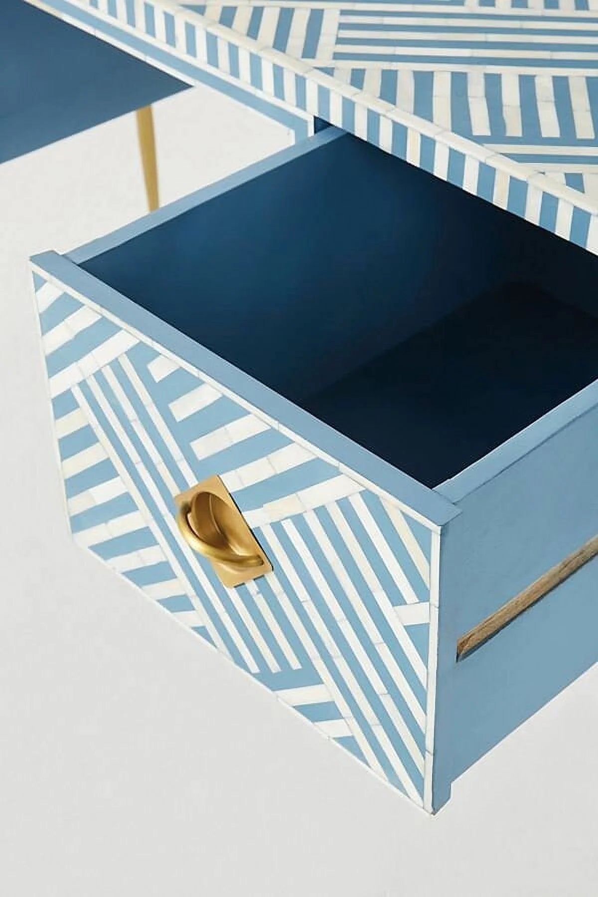 Blue Optical Inlay Desk R24563