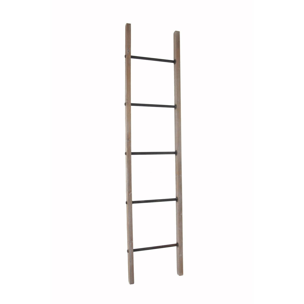 Brown Wooden Ladder Wall Decor L214