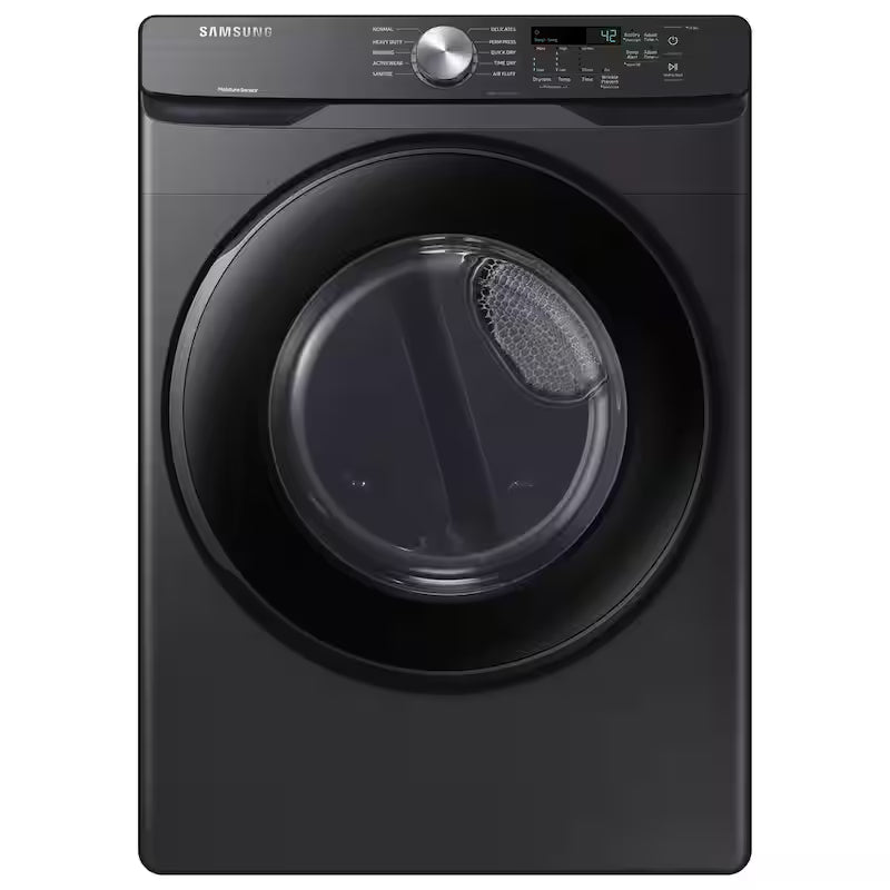 7.5 cu. ft. Stackable Vented Electric Dryer with Sensor Dry in Brushed Black P902