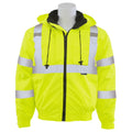 Hi Viz Lime Black Bottom Bomber Jacket I184132