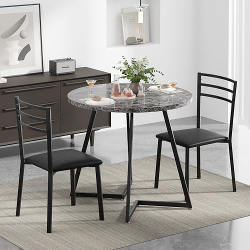 Small Round Dining Table Set for 2 P904