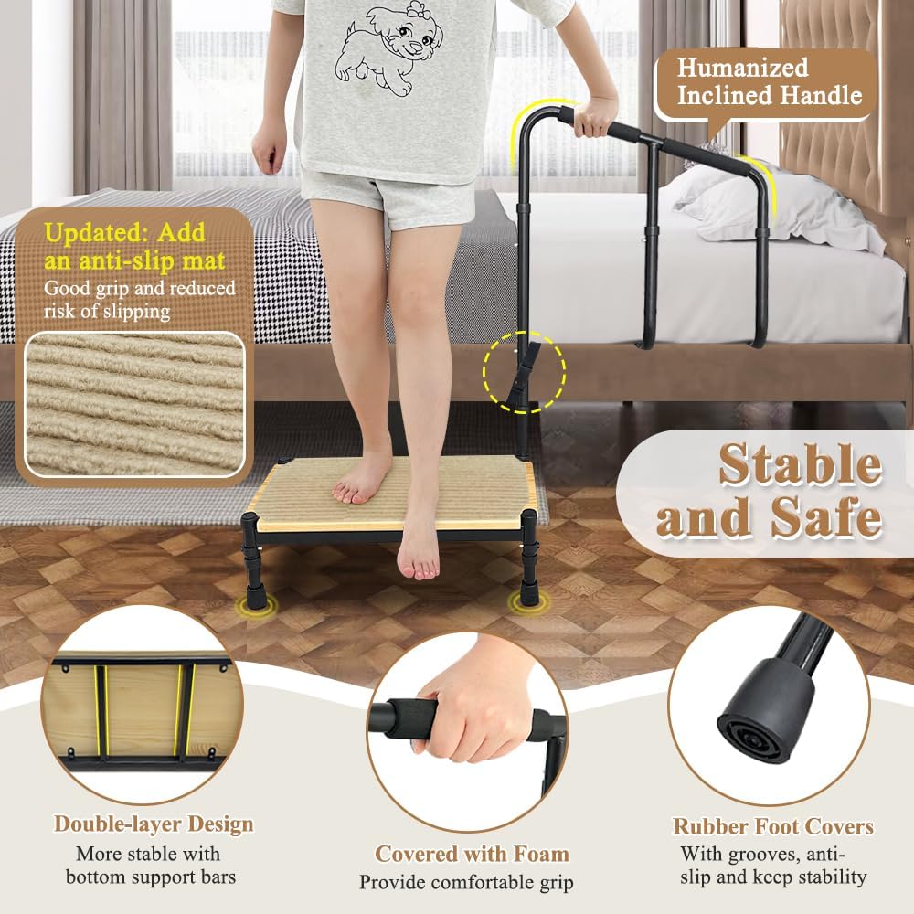 Bed Step Stool with Handle W8795