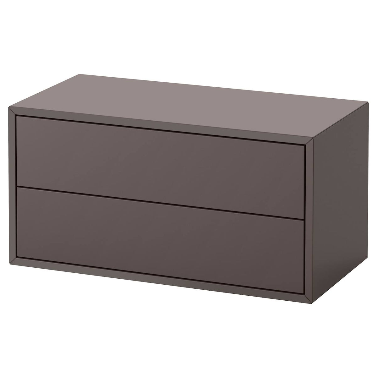 Dark Gray Cabinet with 2 Drawers M23732