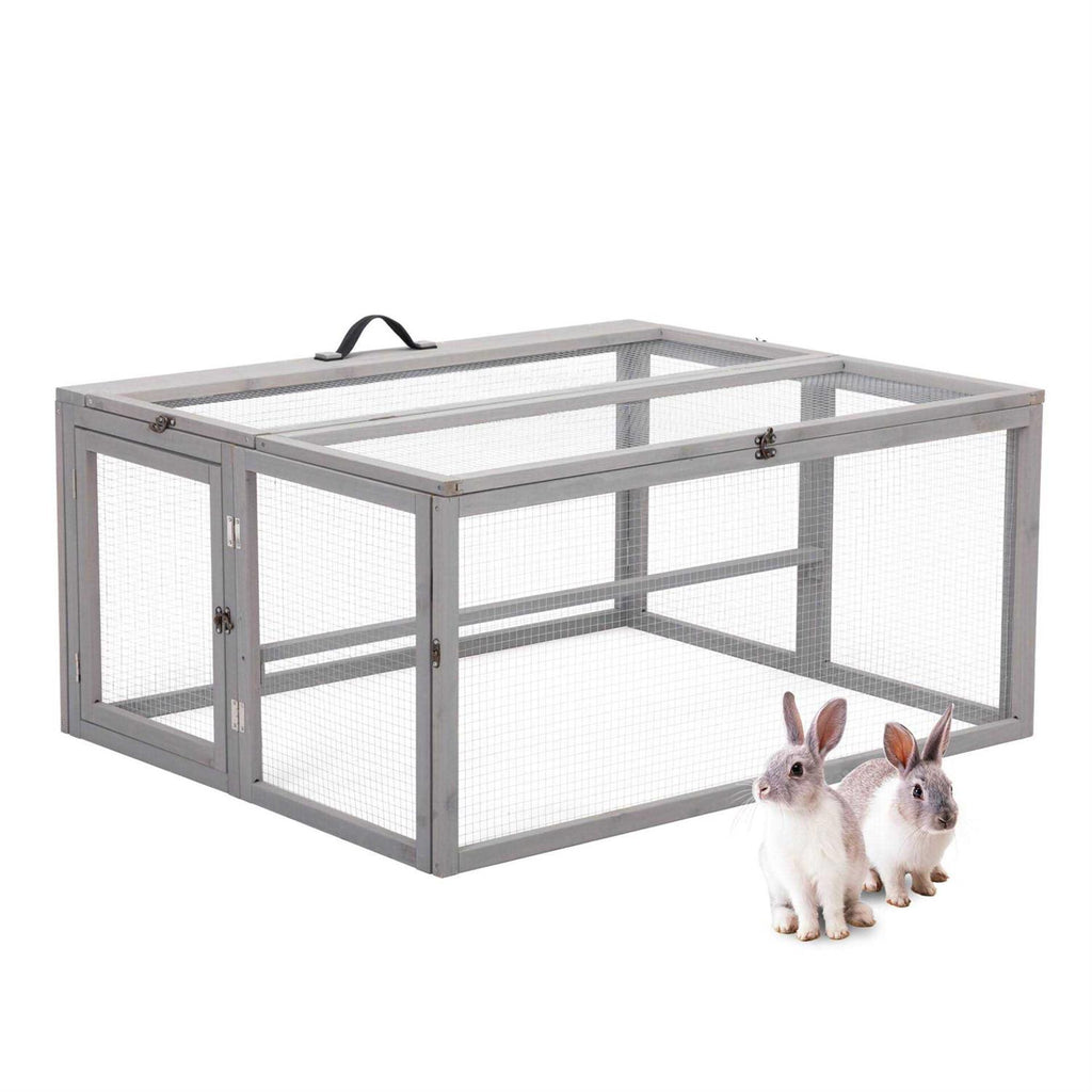 Chicken Coop & Roosting Bar Small Pet Hutch D812918