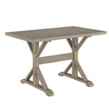 Weathered Gray Trestle Table O199312