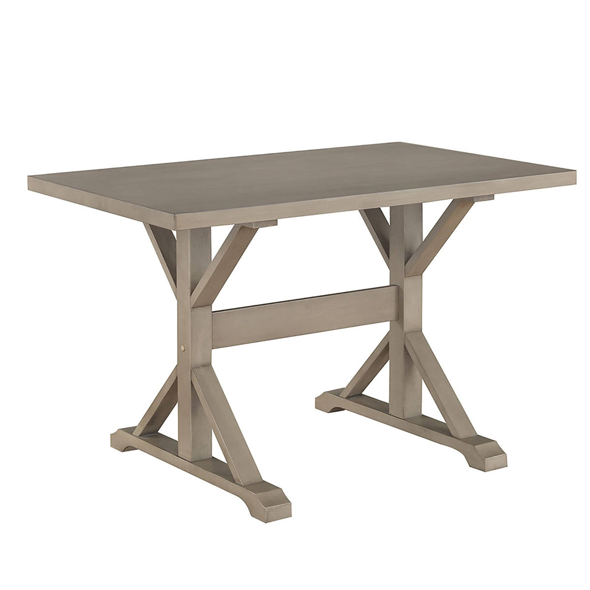 Weathered Gray Trestle Table O199312