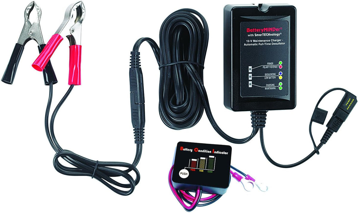 12 Volt 1.5 Amp Battery Charger Maintenance Charger Desulfator B87193