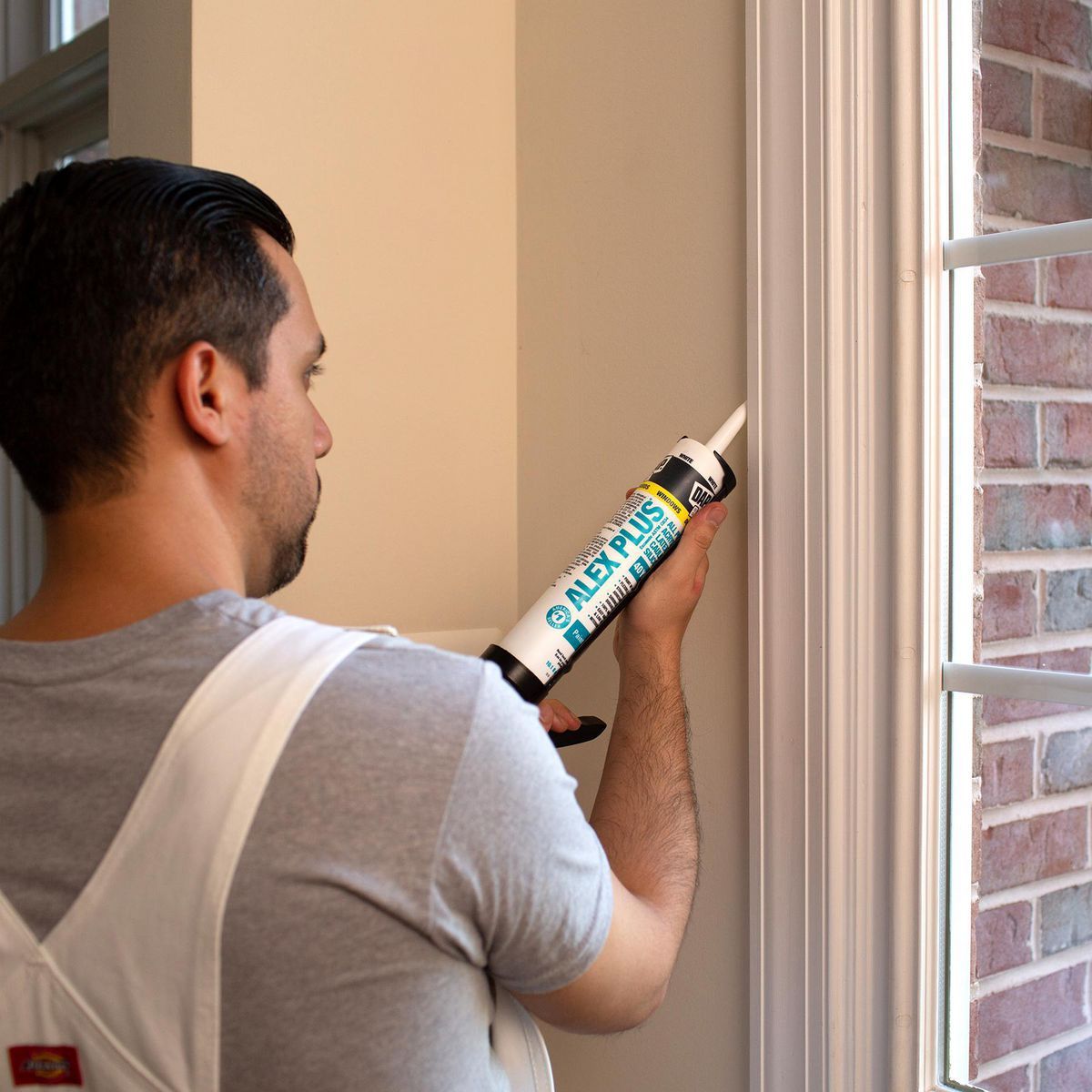 White Acrylic Latex Silicone Caulk E882500