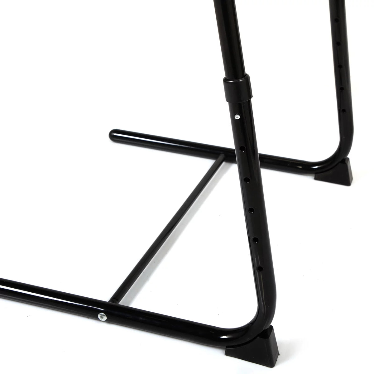 Set of 2 Portable Computer Table Black F912