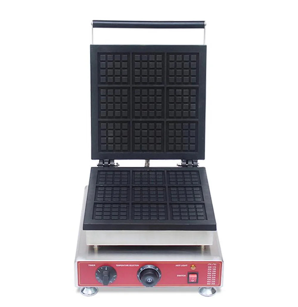 9pcs Square Waffle Maker Machine X245886
