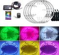 15.5 in 4 PCS 576 LEDs Double-Sided RGBW Wheel Rim Light Kit E461492