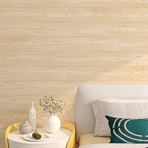 6"x36" 15 Sheets Peel and Stick Waterproof Wood Vinyl Floor Tile U765