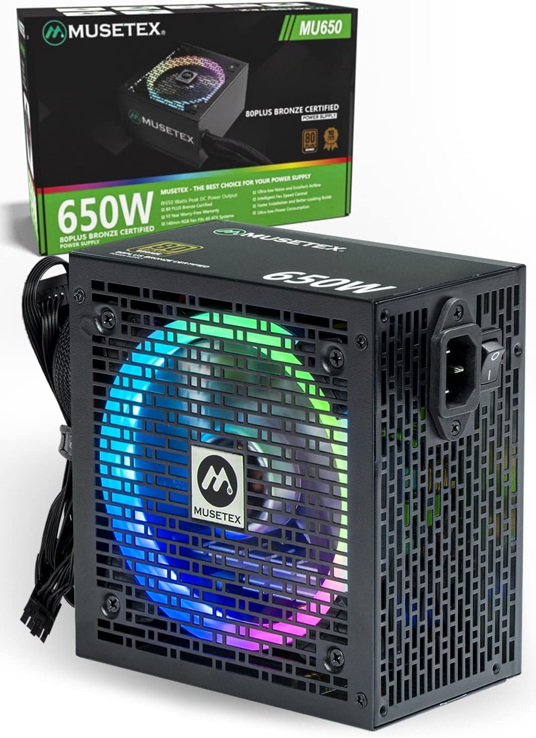 650 Watt RGB PC Power Supply L996
