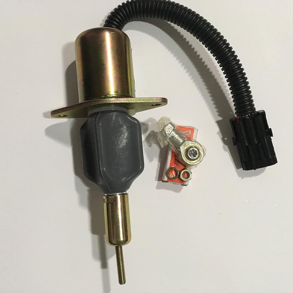 12V Shutdown Solenoid for Cummins 6CTA 8.3L Engine, Pack of 2 N5083